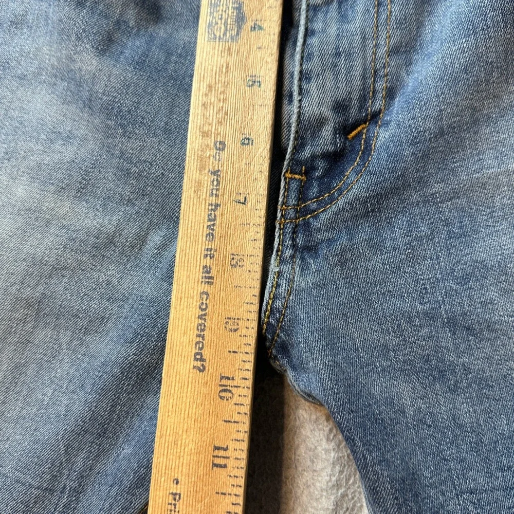 Levi's 527 Jeans Mens 33x30 (32x27) Blue Slim Bootcut Stretch Denim Western
